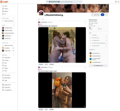 r/BlackGirlsKissing